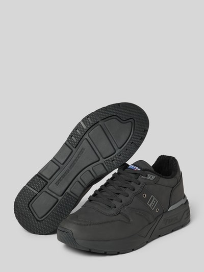Blauer USA Sneaker mit Schnürverschluss Modell 'RAY' Black 4