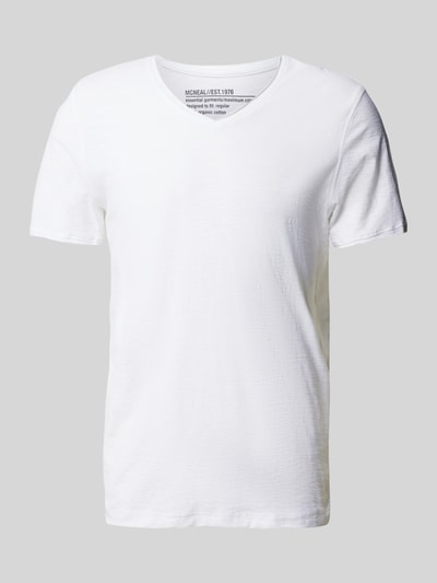 MCNEAL T-Shirt mit V-Ausschnitt Weiss 2