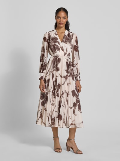 Forever New Vrijetijdsjurk met V-hals, model 'Saskia' Chocoladebruin - 4