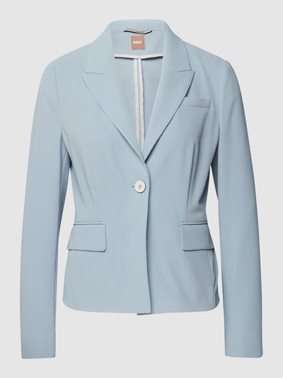 BOSS Blazer met labelapplicatie, model 'Jasola' Lichtblauw - 2