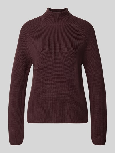 Marc O'Polo Regular Fit Pullover aus reiner Baumwolle  Bordeaux 1