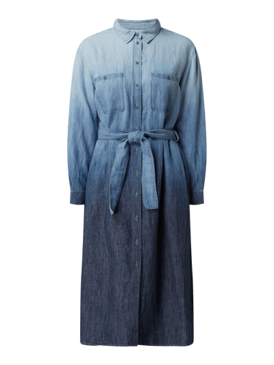 Gerry Weber Blusenkleid mit Hanf-Anteil  Jeansblau 2