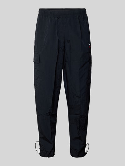 Nike Loose Fit Cargohose mit Label-Print Black 1