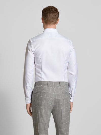 Jake*s Super Slim Fit Business-Hemd mit Kentkragen Weiss 5