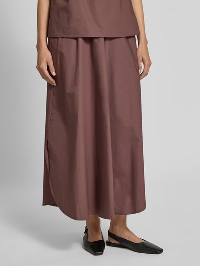 Christian Berg Woman Maxirok met elastische band Chocoladebruin - 4