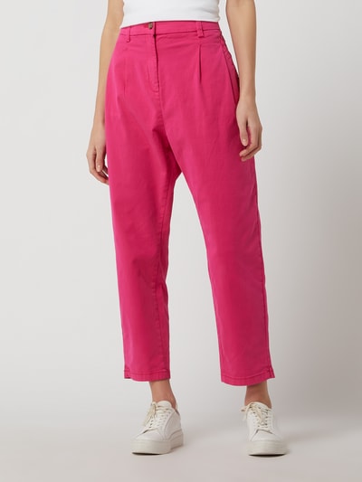 Esprit Bandplooibroek met lyocell  Fuchsia - 4