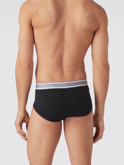 Emporio Armani Slip mit Feinripp Black 4