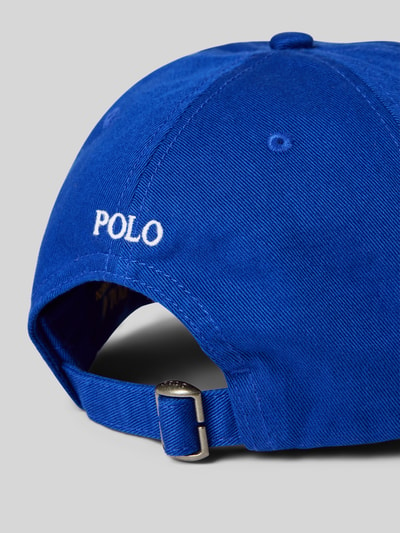 Polo Ralph Lauren Teens Baseballpet met labelstitching Koningsblauw - 3