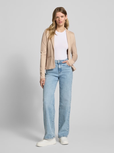 ONLY Regular Fit Blazer mit Reverskragen Modell 'POPTRASH LIFE' Sand 1