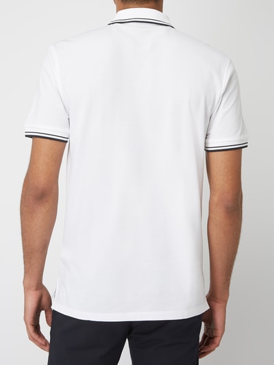 BOSS Regular Fit Poloshirt mit Logo-Stickerei Weiss 5