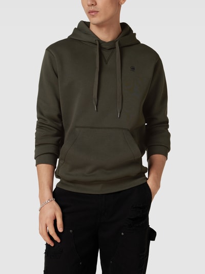 G-Star Raw Hoodie in melierter Optik Schlamm 4