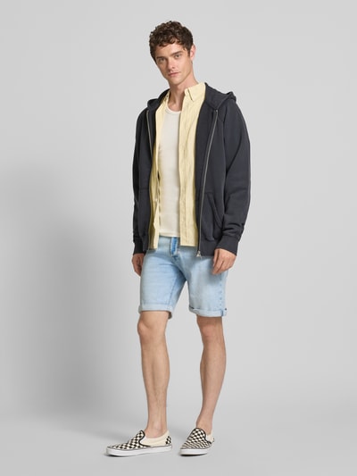 Jack & Jones Regular Fit Jeansshorts im 5-Pocket-Design Modell 'RICK' Hellblau 1