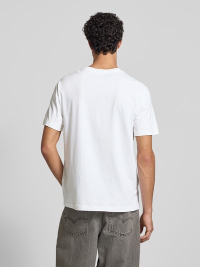 CHAMPION T-Shirt mit Label-Print Weiss 5