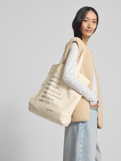 Marc O'Polo Shopper aus reiner Baumwolle Ecru 1