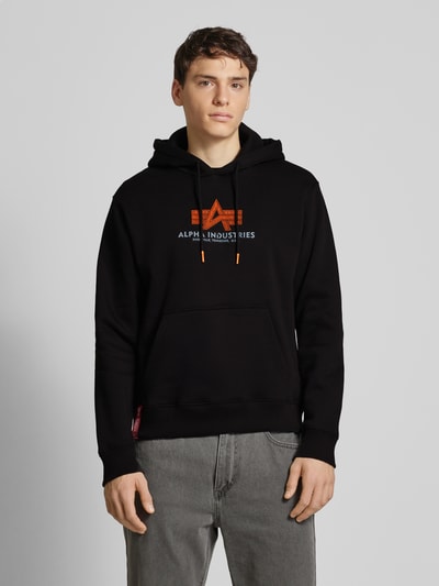 Alpha Industries Hoodie met capuchon Zwart - 4