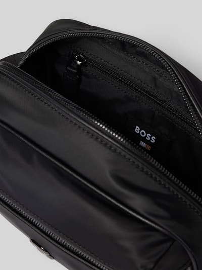 BOSS Kulturtasche mit Logo-Applikation Modell 'ICON' Black 4