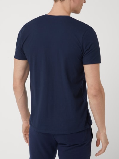 Mey T-Shirt aus Baumwolle Dunkelblau 5