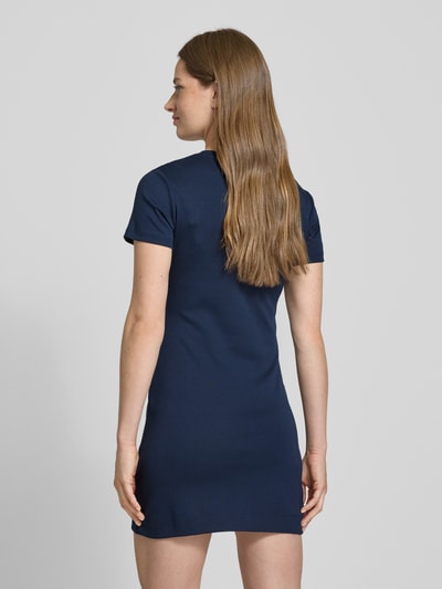 Tommy Hilfiger Getailleerde mini-jurk van puur katoen Marineblauw - 5