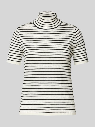 Max Mara Studio Strickshirt mit Turtleneck Modell 'FIEMME' Weiss 2