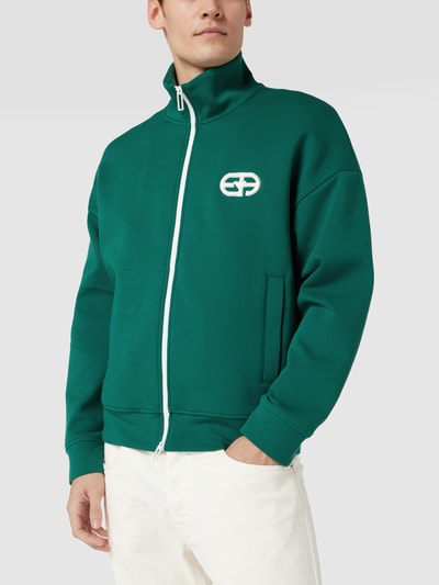 Emporio Armani Sweatjacke mit Logo-Patch Modell 'Basic EA Logo' Bottle 3