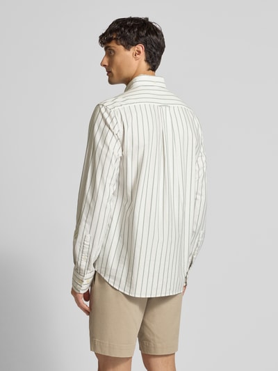 Gant Regular Fit Freizeithemd mit Motiv-Stitching Oliv 5