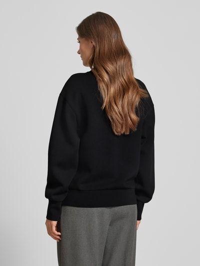 MOS MOSH Sweatshirt met pailletten, model 'Dakota' Zwart - 5