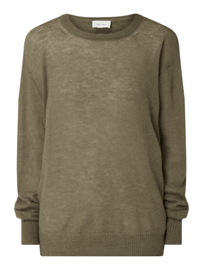 American Vintage Oversized Pullover mit Alpaka-Anteil Modell 'Kool' Oliv 2