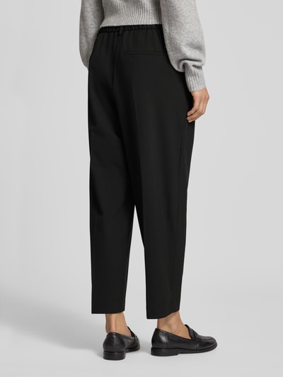 OPUS PANTS Spodnie materiałowe z plisami model ‘Lessieh’ Czarny 5