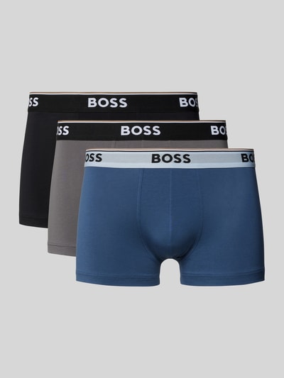 BOSS Trunks mit elastischem Logo-Bund im 3er-Pack Stein 1