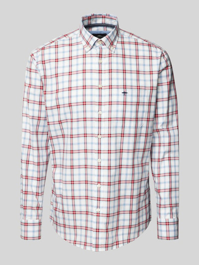 Fynch-Hatton Freizeithemd mit Button-Down-Kragen Rot 2