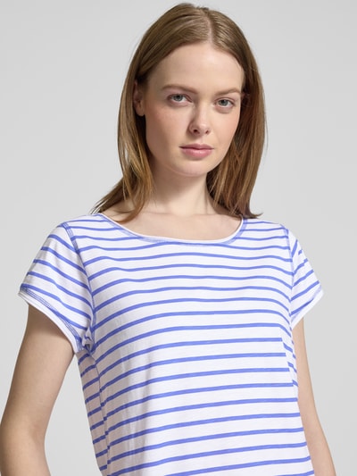 Christian Berg Woman T-Shirt mit Kappärmeln Blau 3