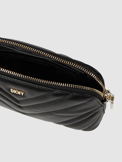 DKNY Crossbodytas van leer, model 'Madison' Zwart - 3