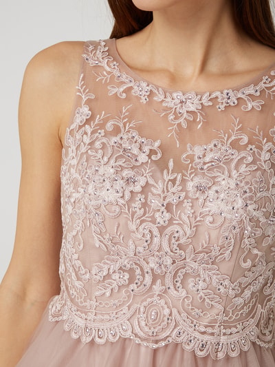 Laona Cocktailkleid mit Stickereien Mauve 3