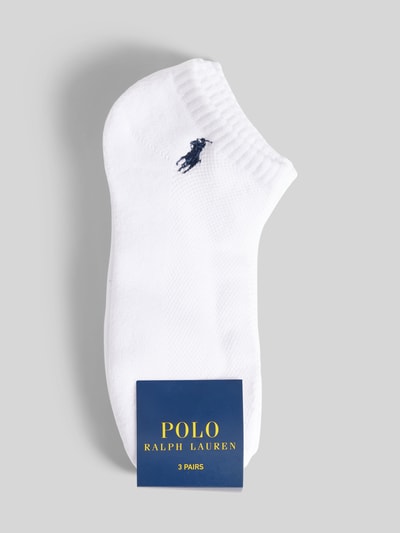 Polo Ralph Lauren Sneakersocken mit Label-Detail im 3er-Pack Weiss 3