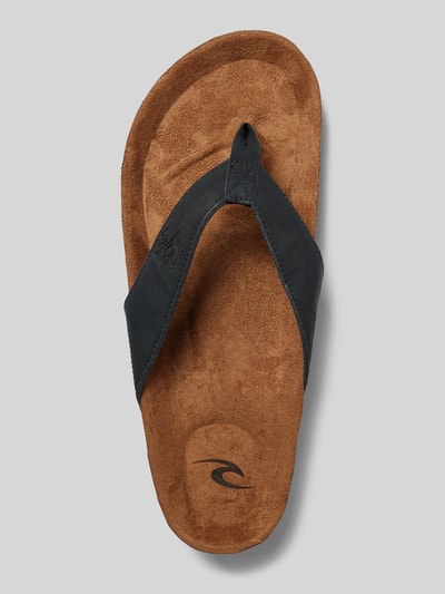 Rip Curl Teenslippers met labeldetail, model 'FOUNDATIONS' Zwart - 4