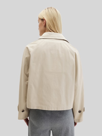 Marc O'Polo Relaxed Fit Trenchjacke aus Baumwolle Beige 5