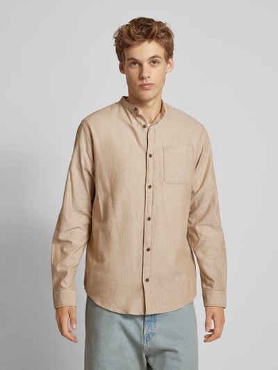 Jack & Jones Regular fit vrijetijdsoverhemd met borstzak Beige - 4