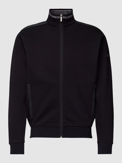 bugatti Sweatjacke mit Stehkragen und Reißverschlusstaschen Black 2