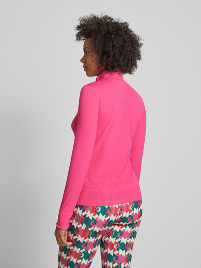 Marc Cain Longsleeve mit Stehkragen Pink 5