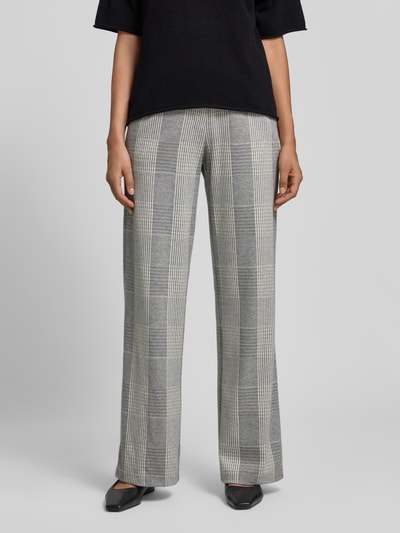 Brax Broek van viscosemix met steekzakken, model 'MAINE' Zilver - 4