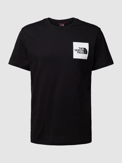 The North Face T Shirt mit Label Print Modell FINE black online kaufen