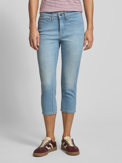 Levi's® 300 Slim Fit Caprijeans aus Baumwoll-Mix Modell '311' Hellblau 4