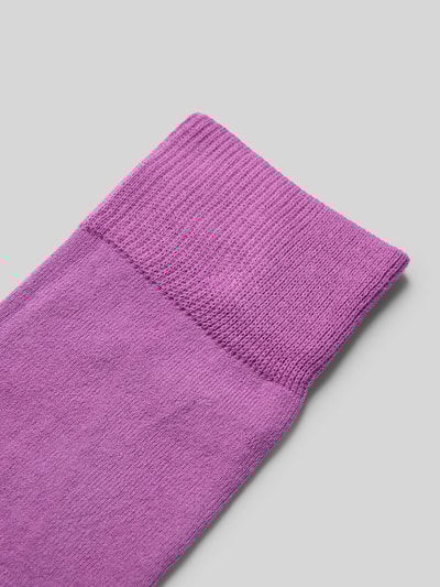 Falke Sokken met labelprint Paars - 2