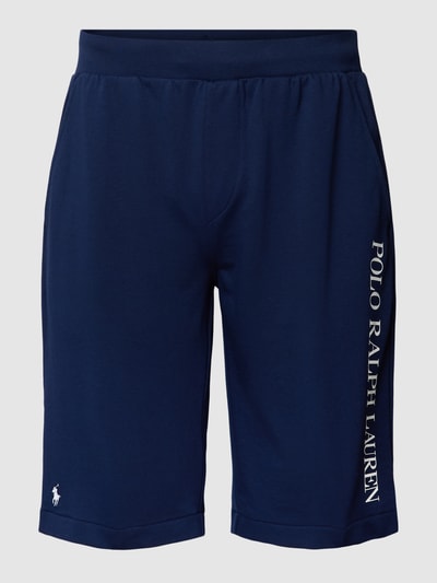 Polo Ralph Lauren Underwear Korte broek met labelprint, model 'LOOPBACK' Donkerblauw - 2