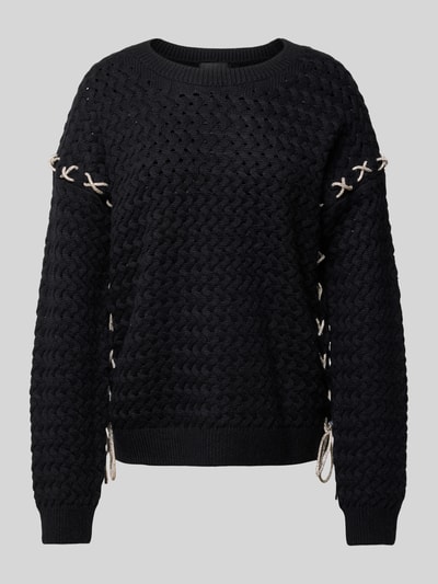 Guess Strickpullover mit Woll-Anteil Modell 'ELLISS' BLACK 2