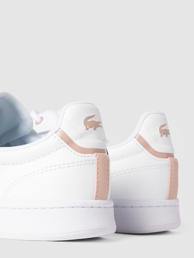 Lacoste Sneakers met labeldetails, model 'CARNABY' Wit - 3