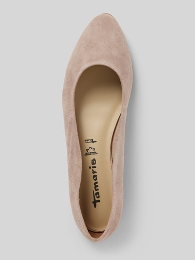 Tamaris Ballerinas mit Blockabsatz Beige 3