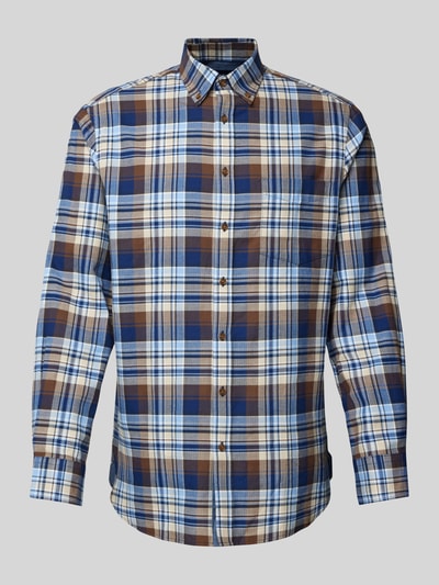 Christian Berg Men Freizeithemd mit Button-Down-Kragen Ecru 2