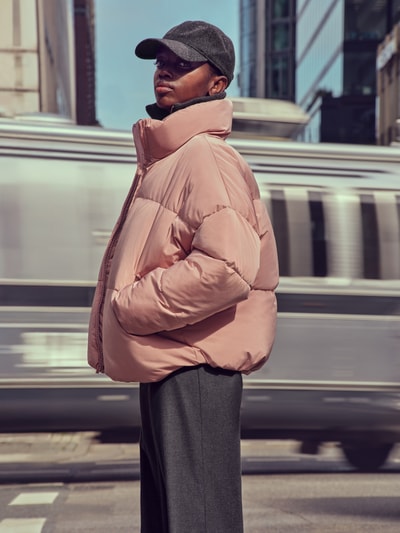 Jake*s Casual Kurtka ze stójką i kieszeniami zapinanymi na zamek błyskawiczny Różowy 6