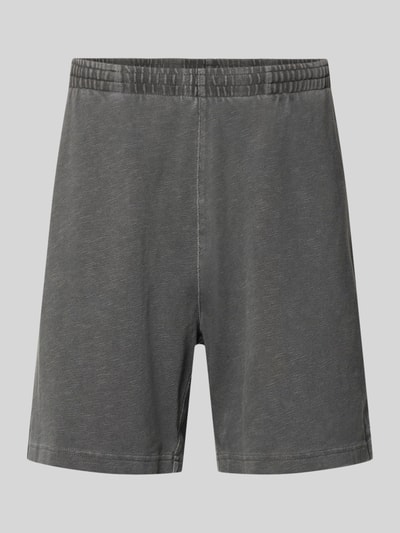 Produktfoto, graue Regular Fit Shorts mit elastischem Bund, Modell 'Harper' von Carhartt Work In Progress aus Reine gewachste Baumwolle, Herren
